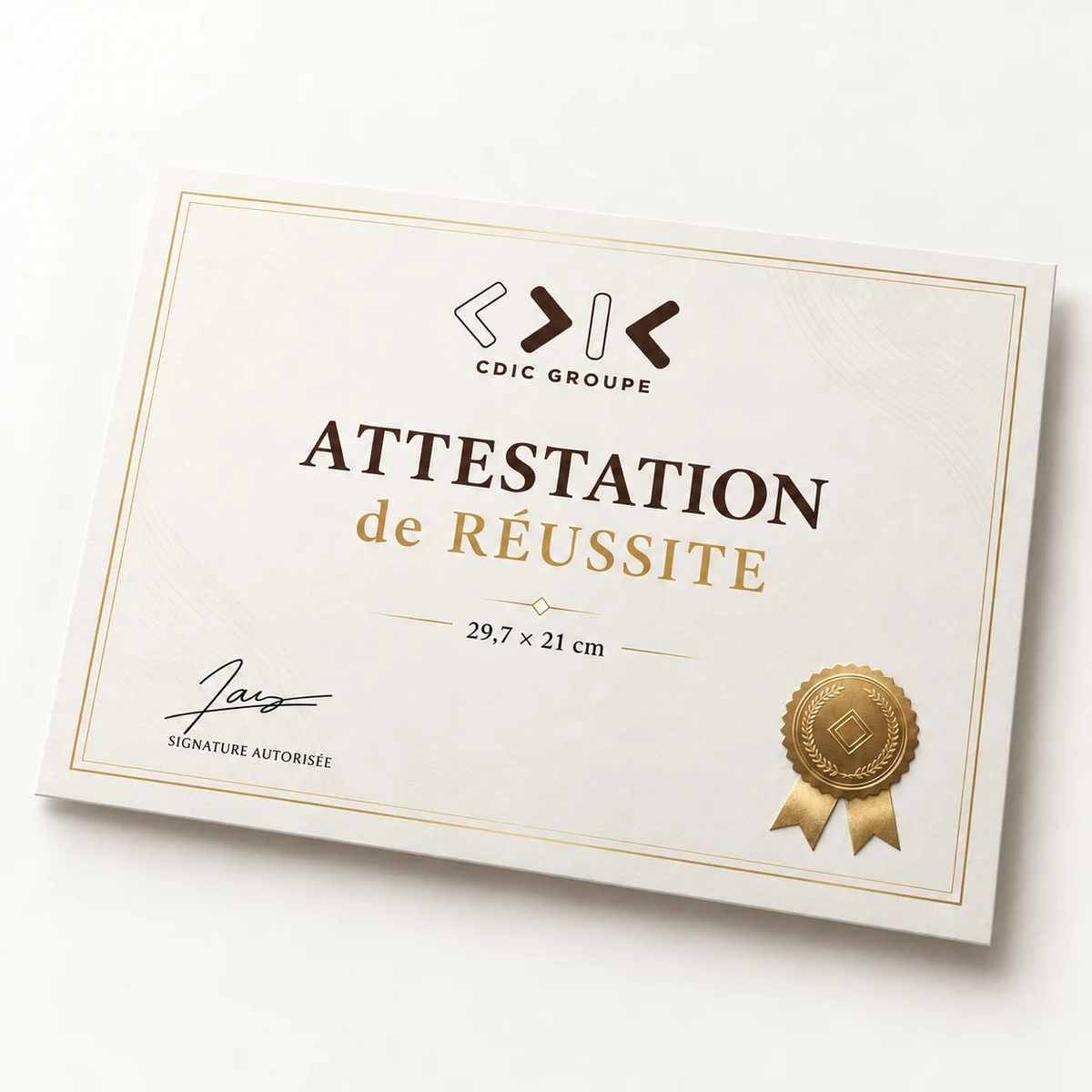 Attestations & diplômes